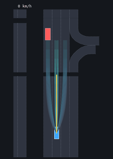 Bird's-eye view of the same cut-in